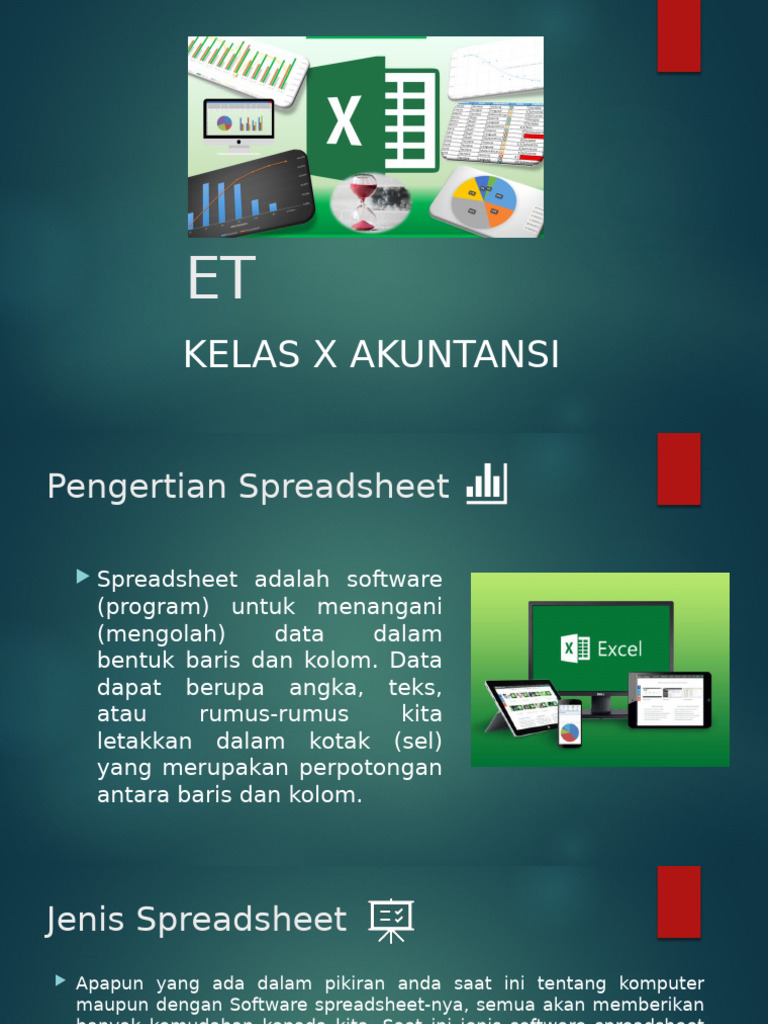 Pengertian dan Fungsi Spreadsheet | PDF