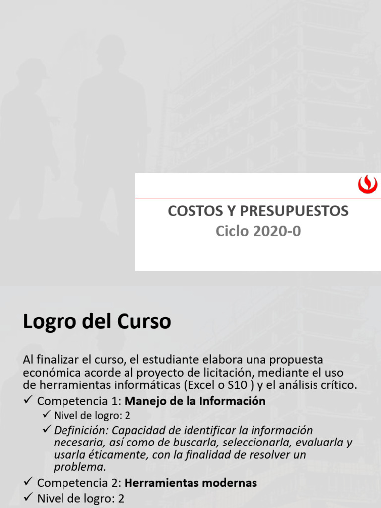 Costos y Presupuestos en Proyectos de Construcción | PDF | Presupuesto ...