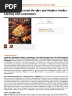 Download Food of Life Ancient Persian and Modern Iranian Cooking and Ceremonies by TheBestBooks SN89745496 doc pdf