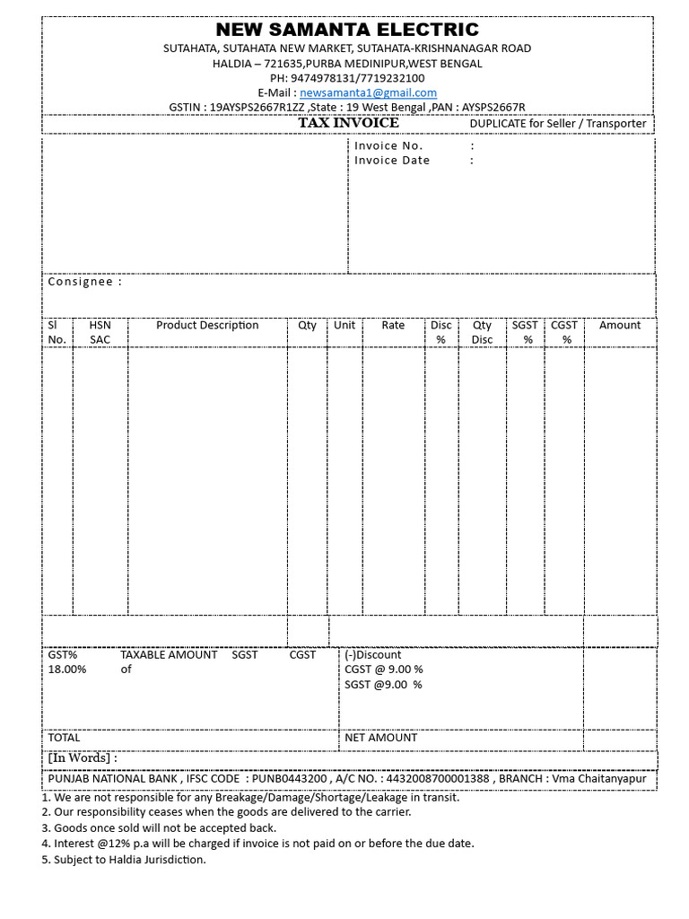 GST Invoice for Local Guide Program | PDF