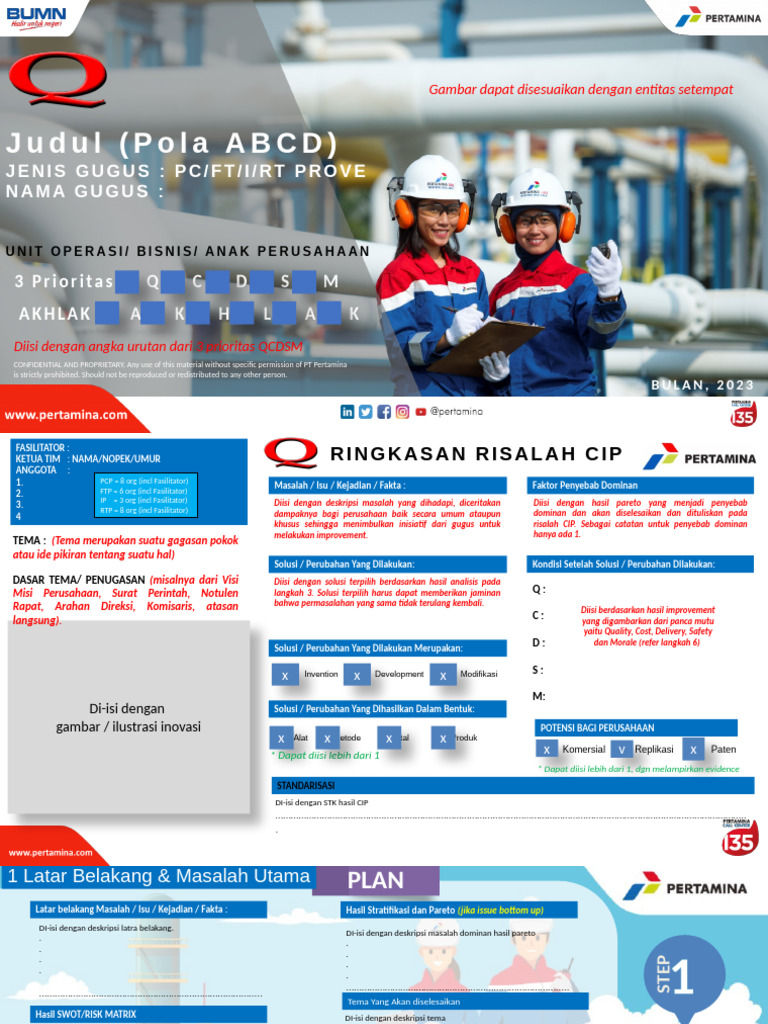 Template Risalah CIP 2023 - Rev01 | PDF