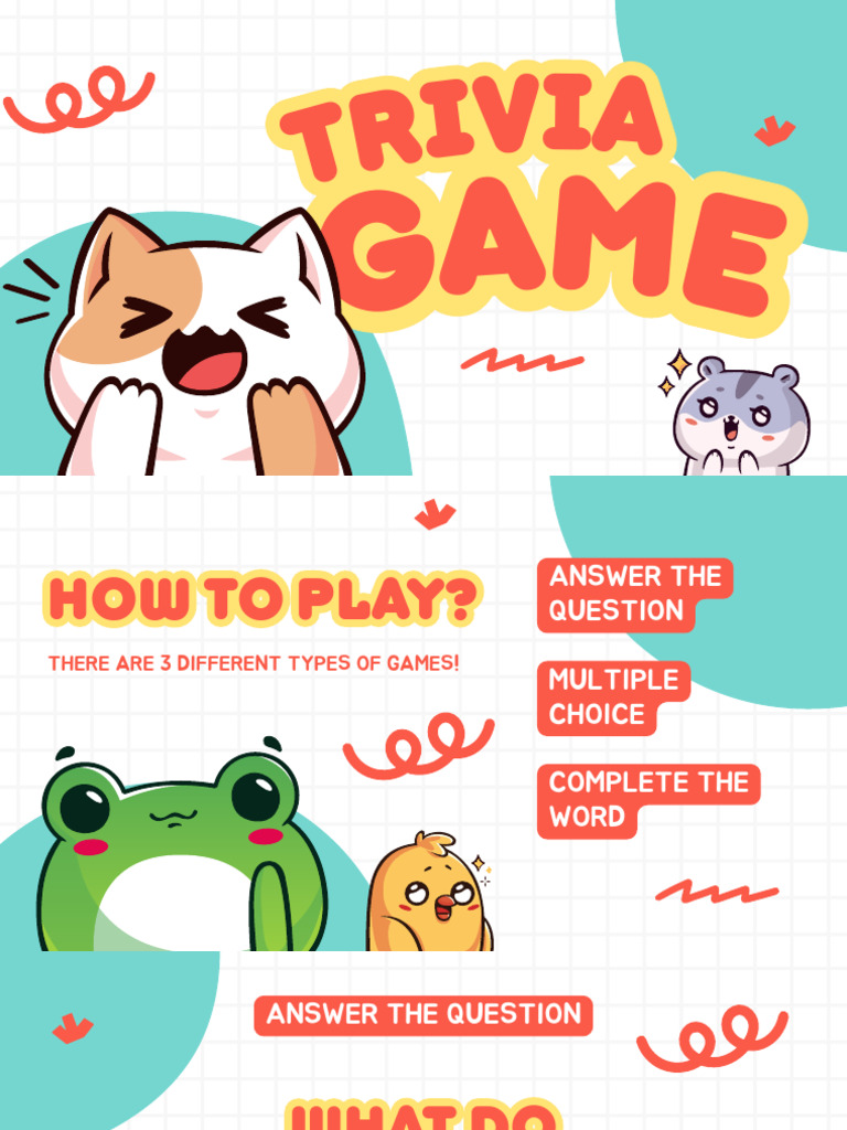 Game Trivia: How to Play Guide | PDF