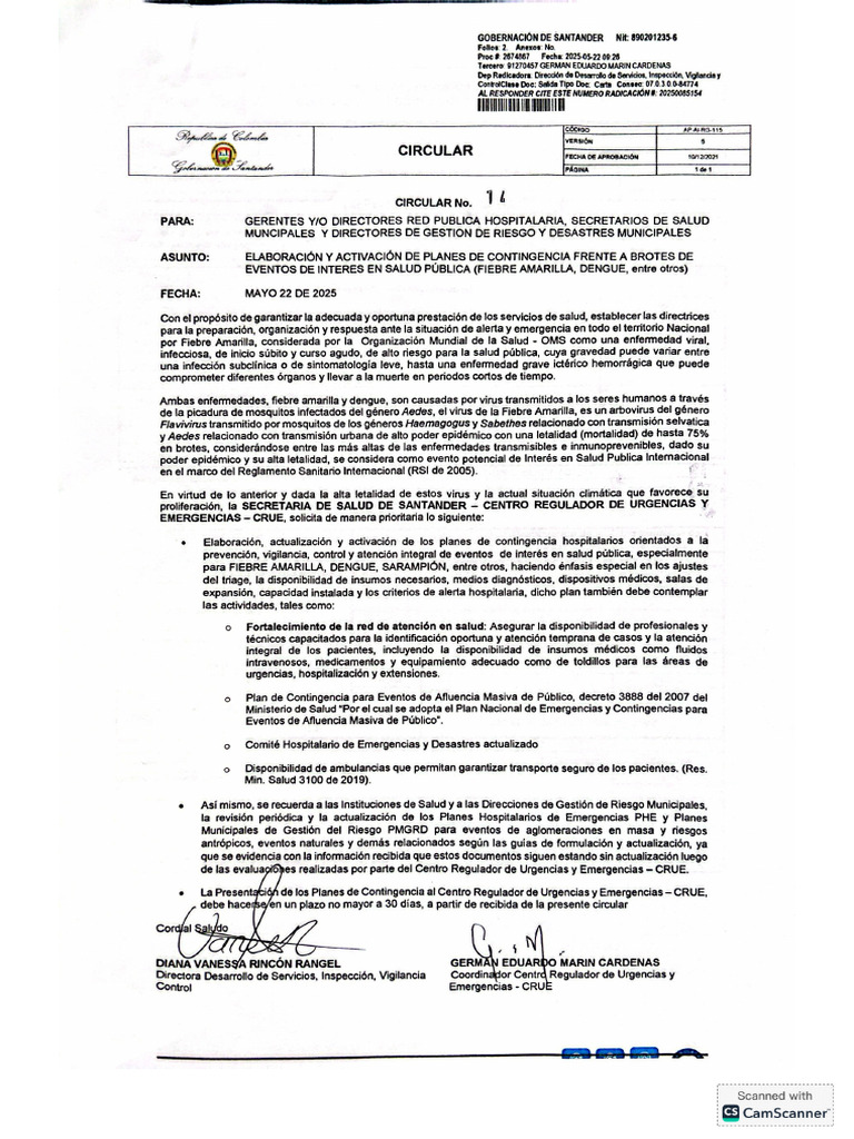Circular 14 CRUE | PDF