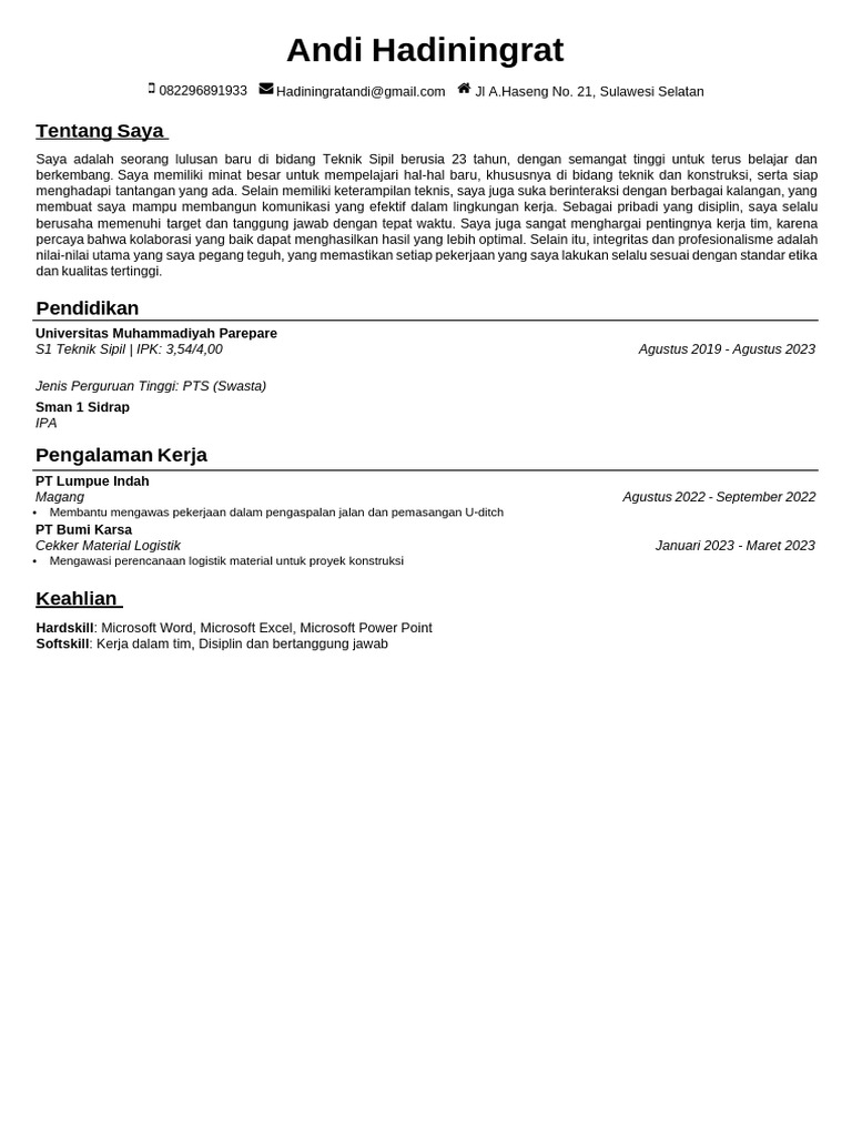 CV Ats | PDF