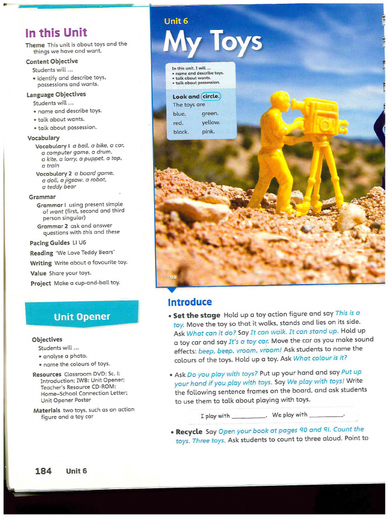 Our World 1 - TB - Unit 6 | PDF