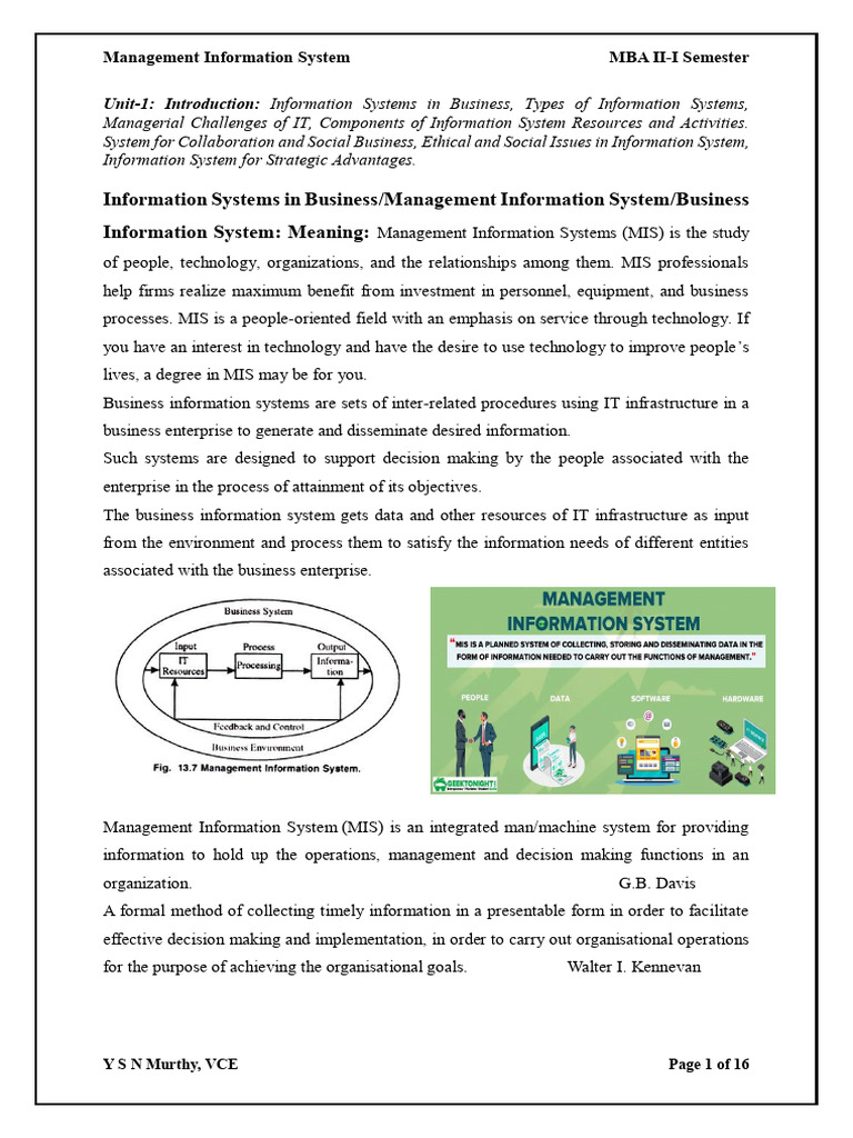 Understanding Management Information Systems | PDF | System | Information