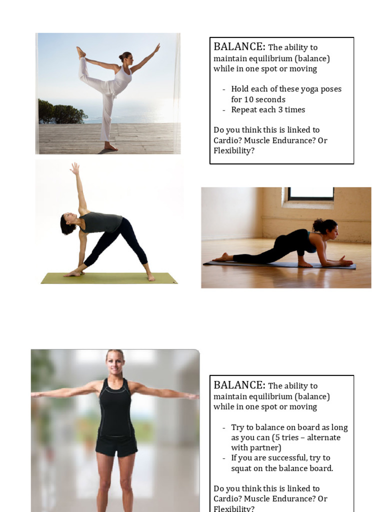 Skill-Related Fitness Components Guide | PDF | Flexibility (Anatomy ...