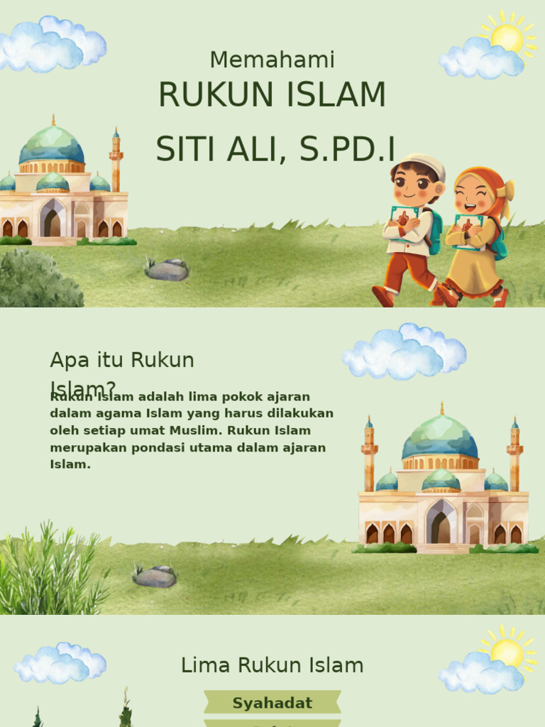 Lima Rukun Islam dan Pentingnya | PDF