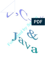 C,C++ & Java