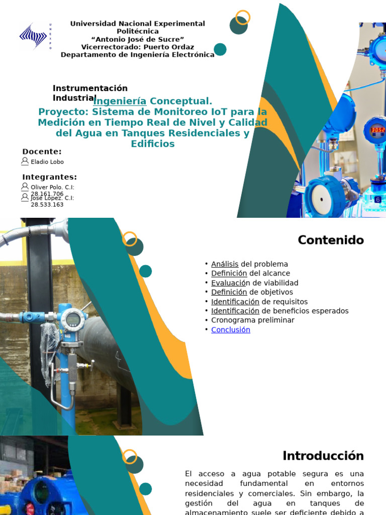 Monitoreo IoT de Calidad del Agua | PDF | Internet de las Cosas ...