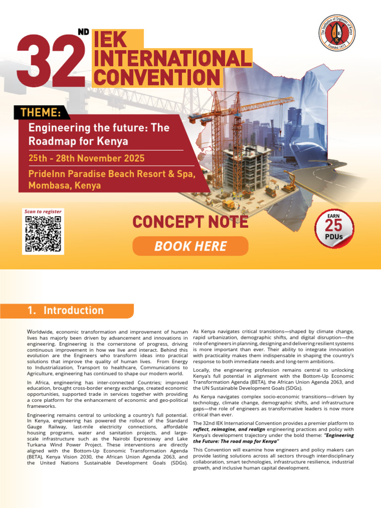 IEK Convention 2025: Engineering Kenya's Future | PDF | Innovation ...