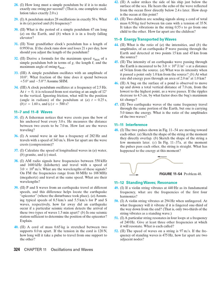 Wave Pratice Douglas | PDF | Waves | Oscillation
