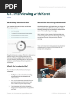 Karat Interview Prep Guide | PDF | Interview | Computer Programming