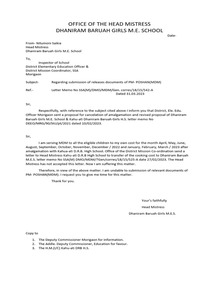 Issues with MDM Document Submission | PDF