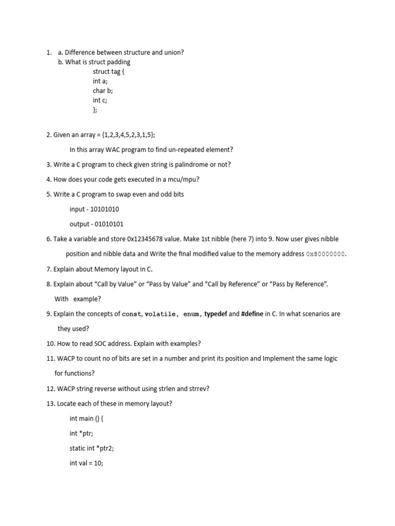 PSV Sample 1 Questions | PDF
