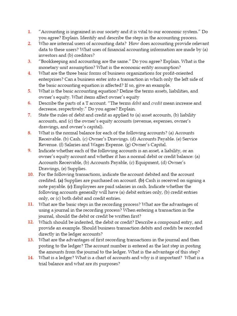 Understanding Basic Accounting Principles | PDF | Debits And Credits ...
