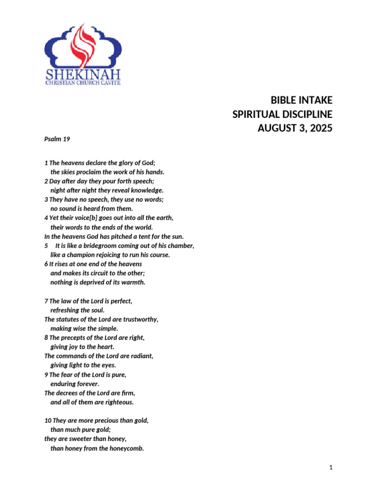01 - Bible | PDF