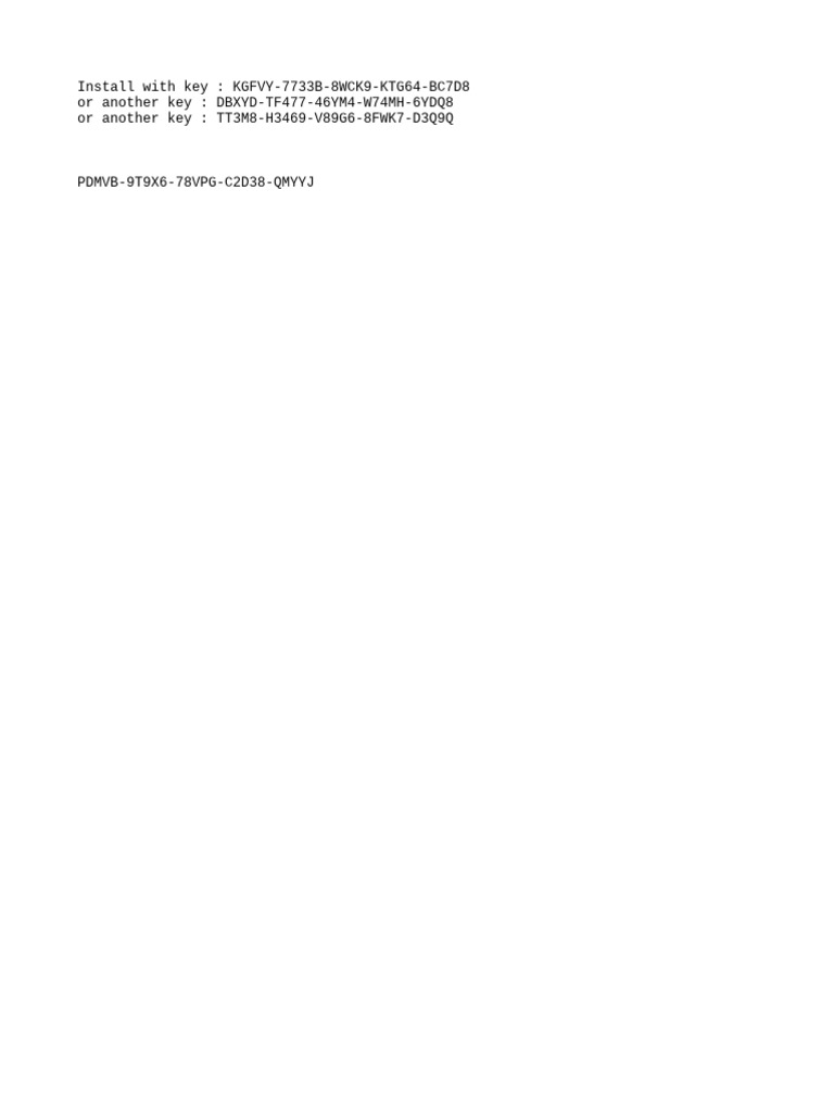 Keys | PDF