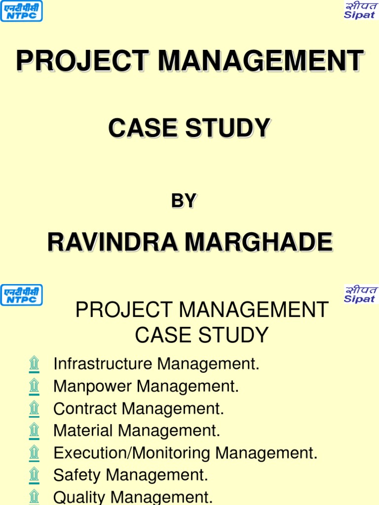 project management case study assignment