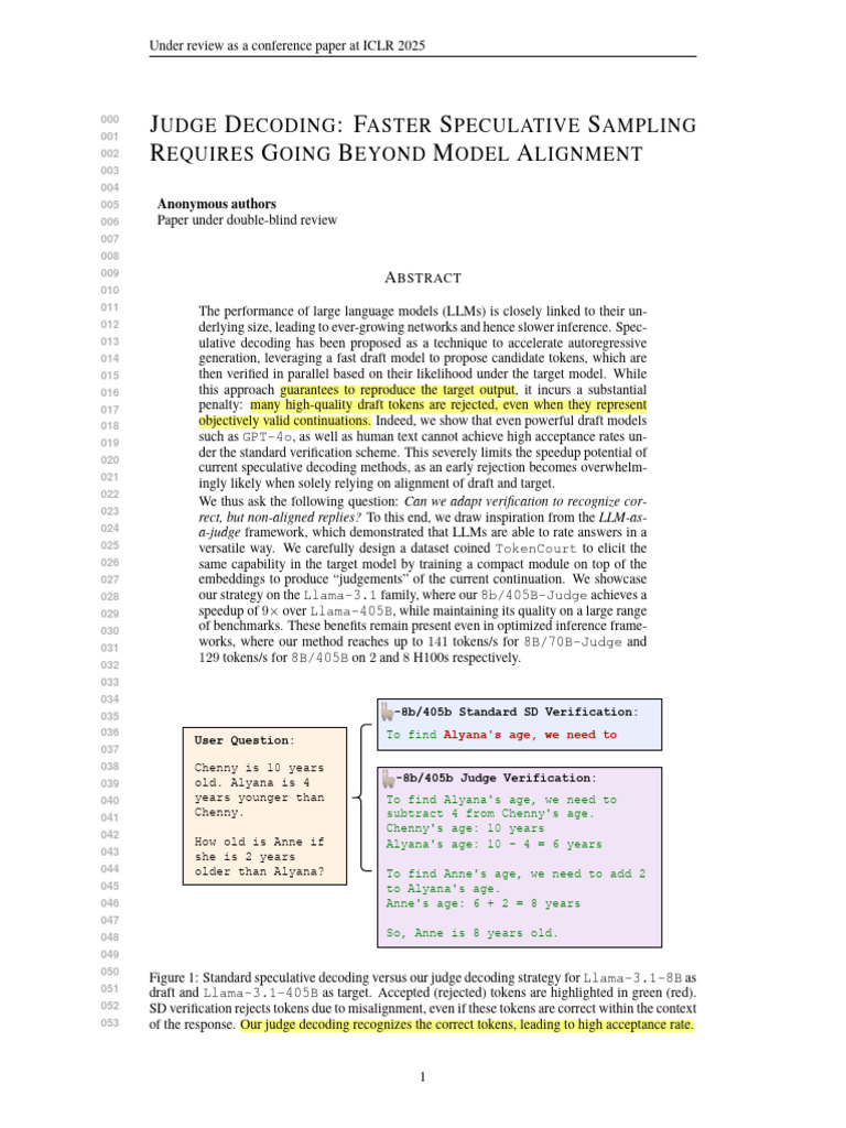 Judge Decoding for Faster LLM Inference | PDF | Learning | Applied ...
