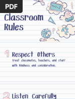 Math Classroom Rules and Pledge | PDF | Classroom | Teachers