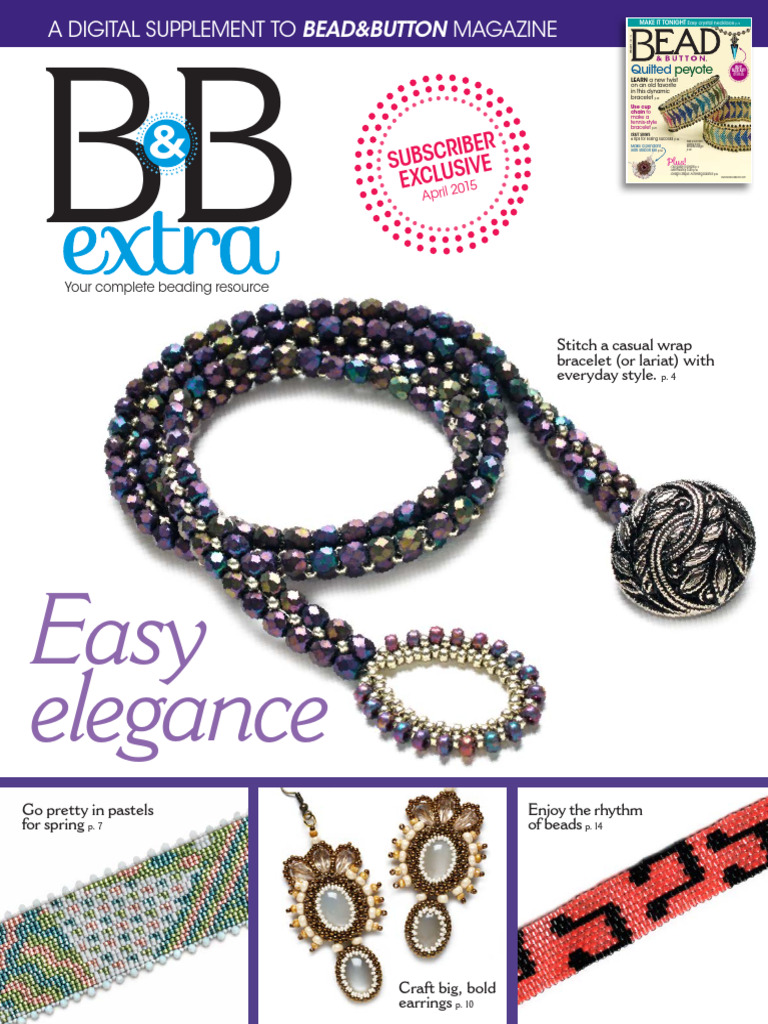 Classic Bead Projects for Spring | PDF | Beadwork | Bead