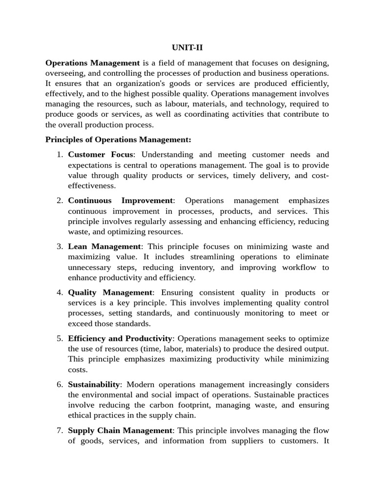Principles of Operations Management | PDF | Inventory | Supply Chain