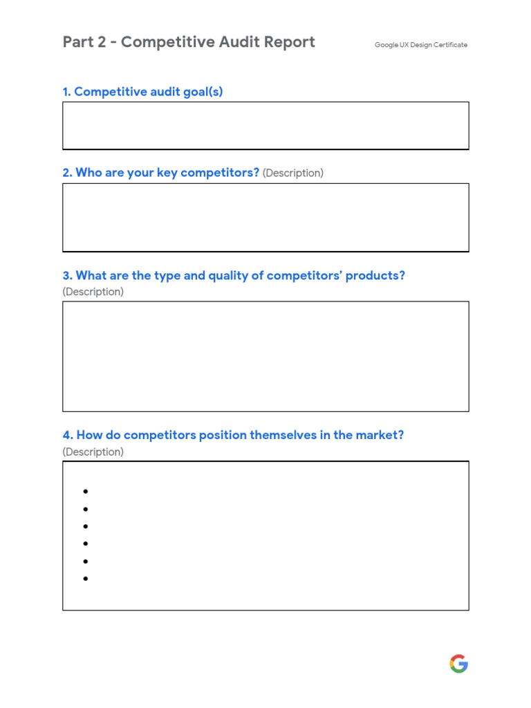 Competitive Audit Report Overview | PDF | Chess | Chess Theory