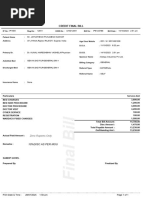 Final Hospital Bill Template | PDF