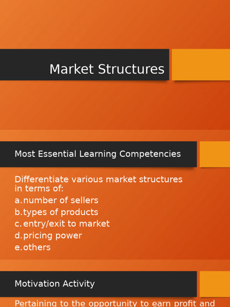 Understanding Market Structures | PDF | Monopoly | Market Power