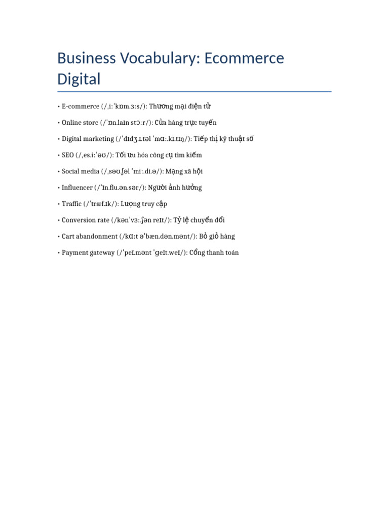 Ecommerce Digital | PDF