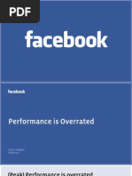Download Performance is Overrated - NEDB 2012 by Facebook SN89758577 doc pdf