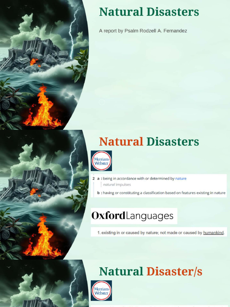 What Are Natural Disasters - PPTX 20250723 103843 0000 Compressed | PDF