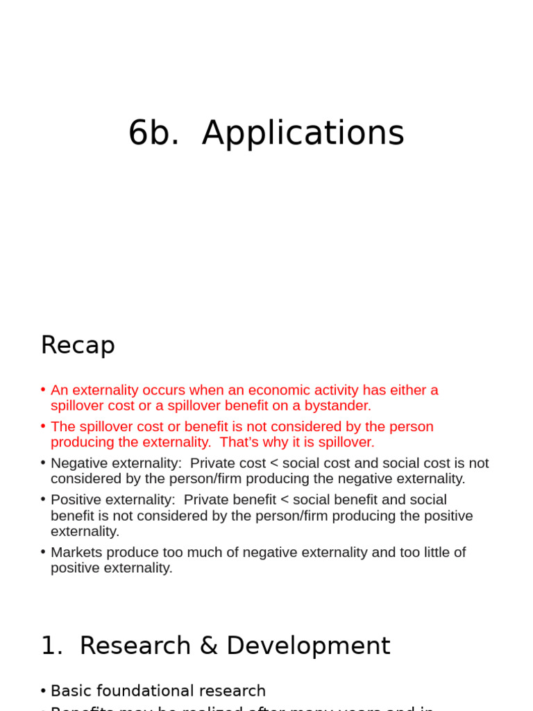 Negative Externalities in Technology Development | PDF | Externality ...