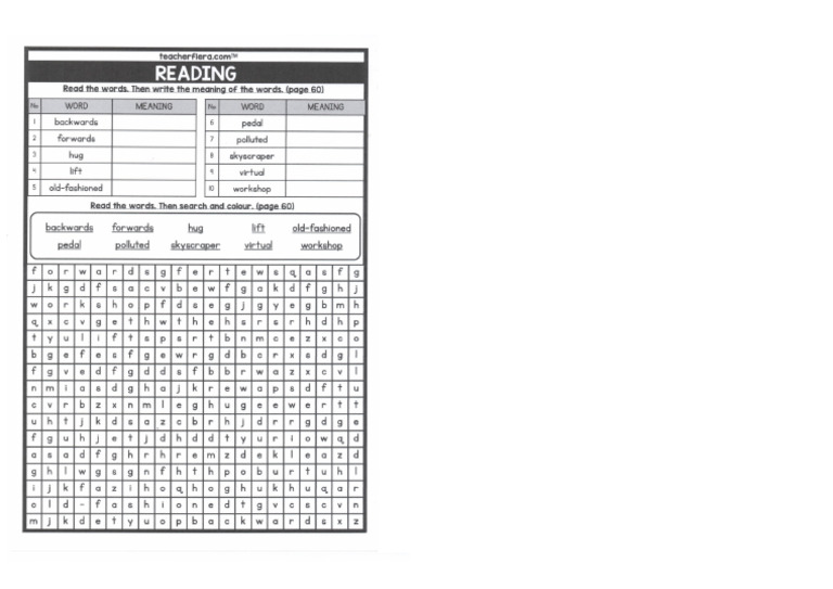 BI-ReadingListening Worksheet 2024 | PDF