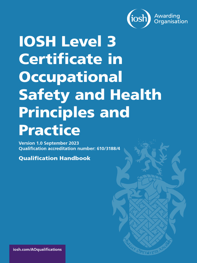 IOSH Level 3 Coursse Outline | PDF | Risk | Occupational Safety And Health