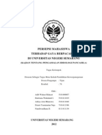 Persepsi Mahasiswa Terhadap Gaya Berpacaran Di Universitas Negeri Semarang