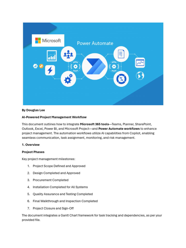 AI-Enhanced Project Management Workflow | PDF | Project Management ...