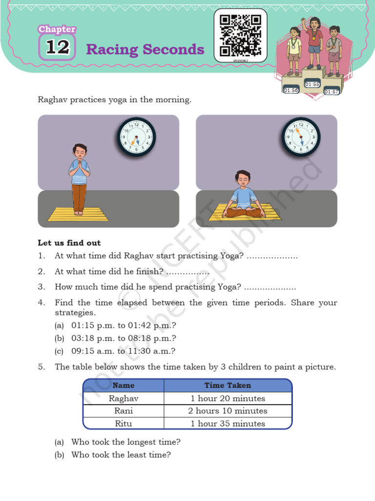 Time Measurement and Activities Guide | PDF
