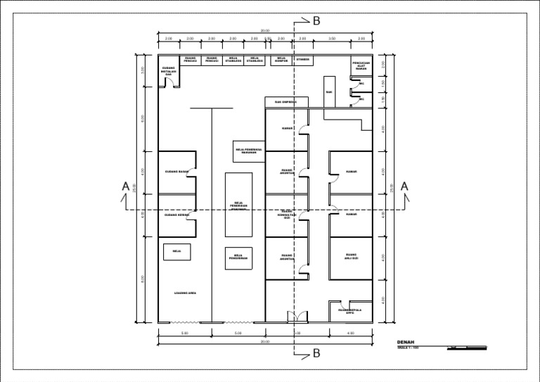 Denah dan Layout Dapur MBG | PDF