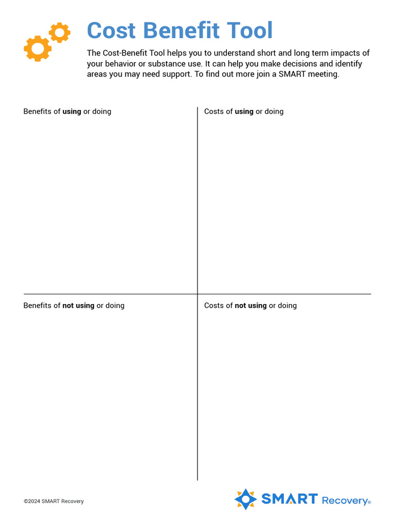 Cost-Benefit Analysis for SMART Recovery | PDF