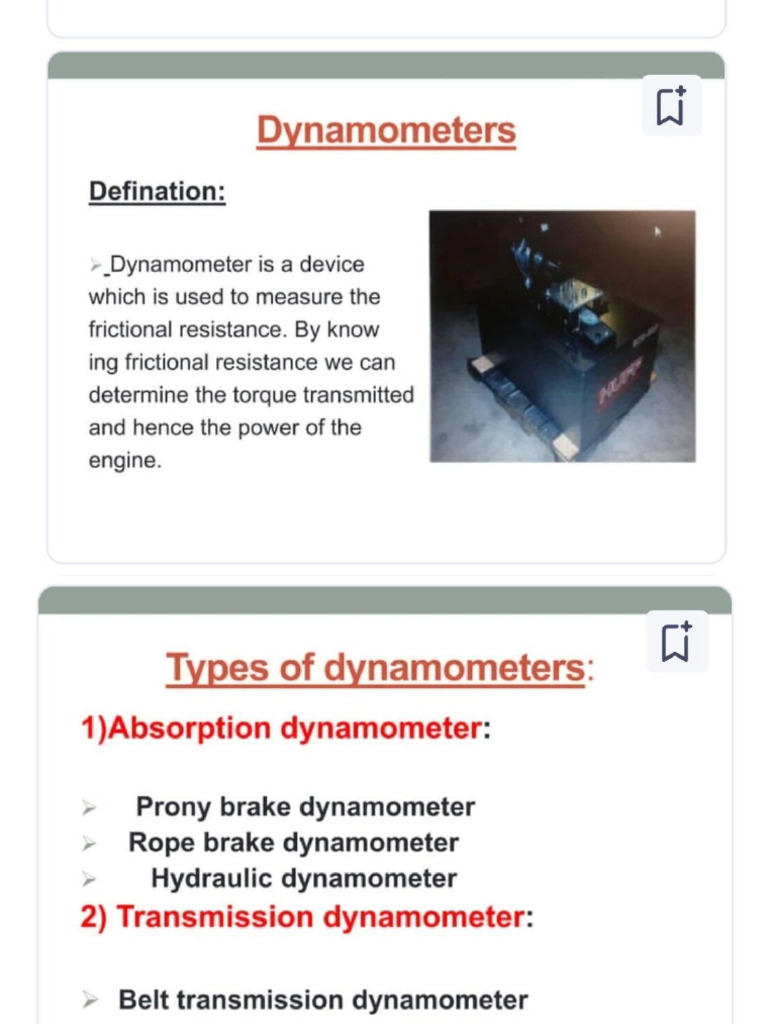 Dynamometers | PDF