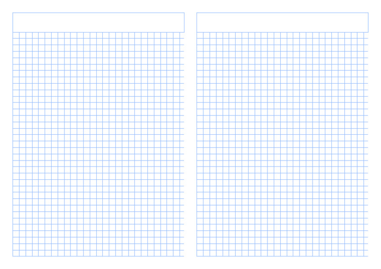 Squareline Notebook A4 Landscape Binding Lightblue | PDF
