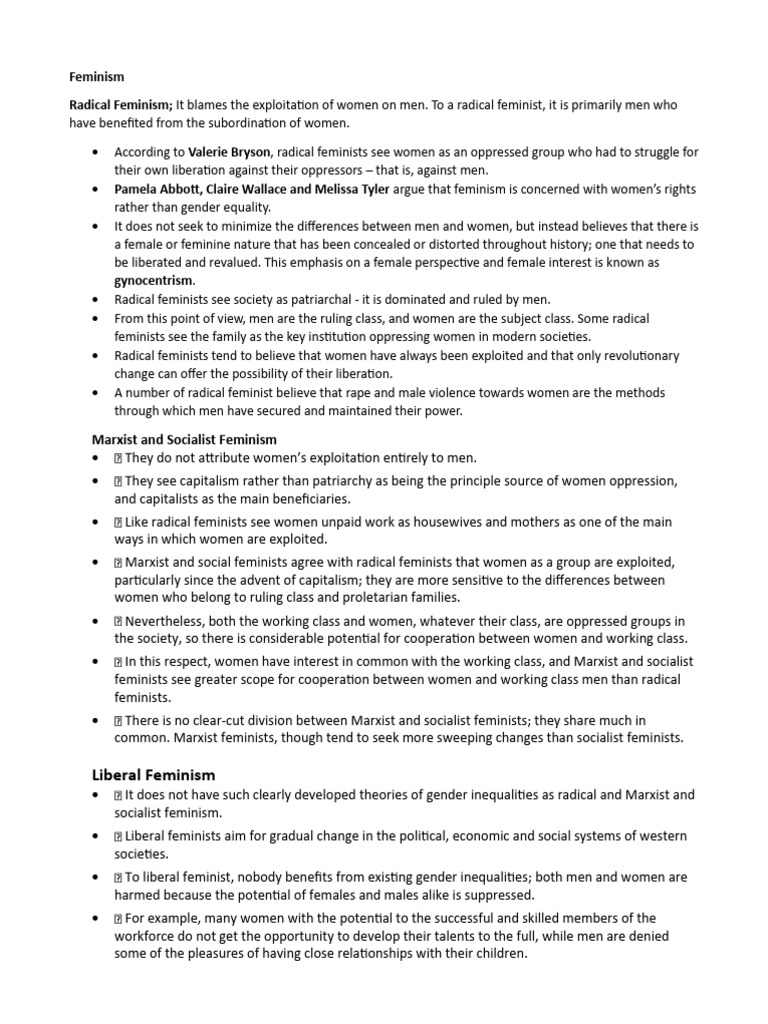 Feminism and Globalization: Key Concepts | PDF | Feminism | Gender Studies