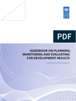 UNDP Planning Monitoring and Evaluating for Results