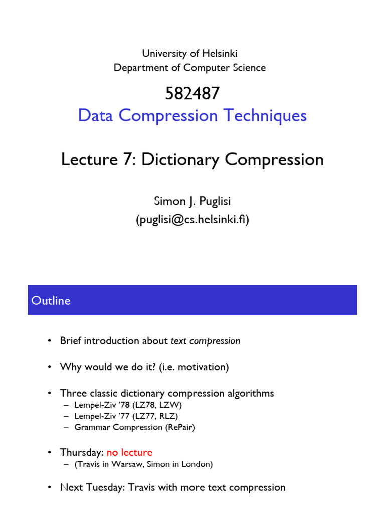 Testing - Document - Sourjyendra - Data Compression Techniques ...