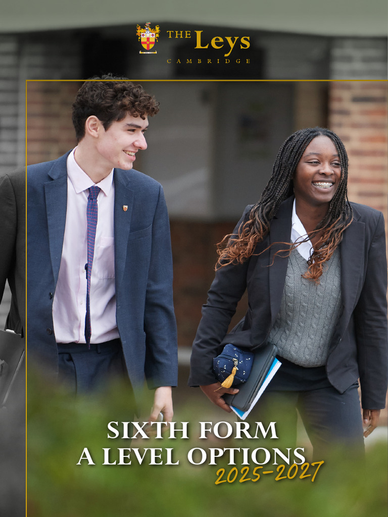 Sixth Form A Level Options 2025-2027 | PDF | Computer Science ...
