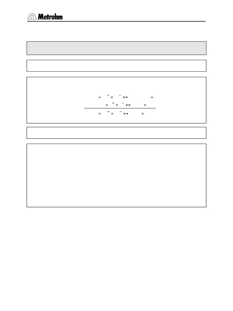 Thermo. Titr. Application Note | PDF