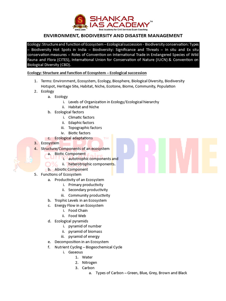 Environment Decoded Syllabus 2.0 | PDF | Ecosystem | Ecology
