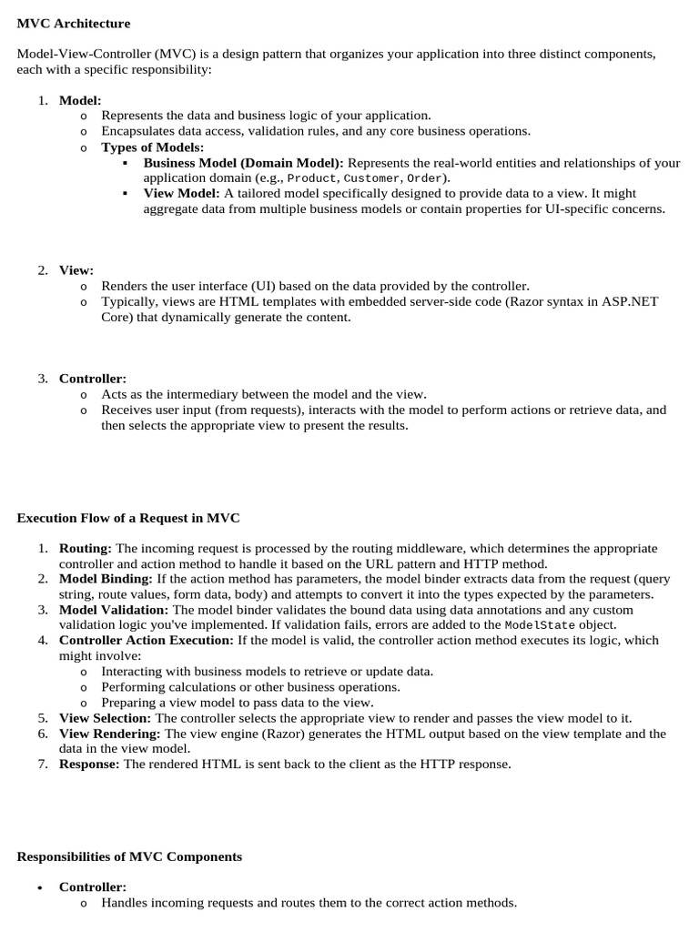 6.2. Razor Views - Presentation | PDF | Model–View–Controller | Html
